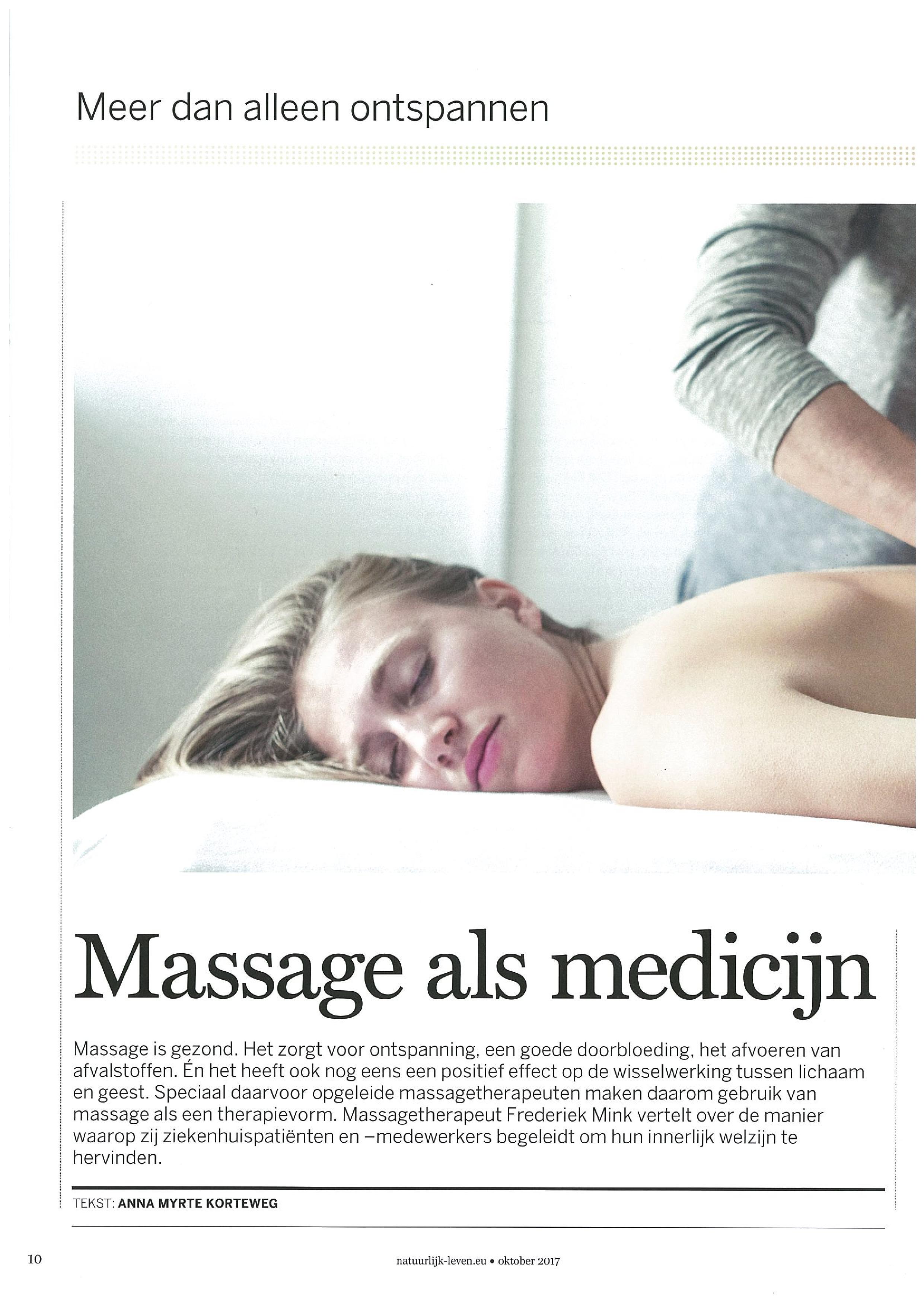 Massage als medicijn.page1